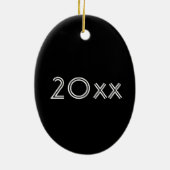 オープン24時間ネオンダイナーサインNYC写真 セラミックオーナメント (裏面)