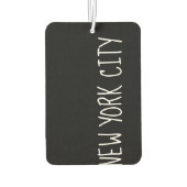 オープン24時間ネオンディーナーサインニューヨークシティNYC カーエアーフレッシュナー (裏面)