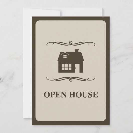 オープン・ハウス発表 案内状 (正面)