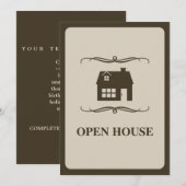 オープン・ハウス発表 案内状 (正面/裏面)