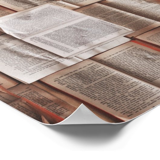 オープン・フェイス・ブックスの文学 ポスター (角)