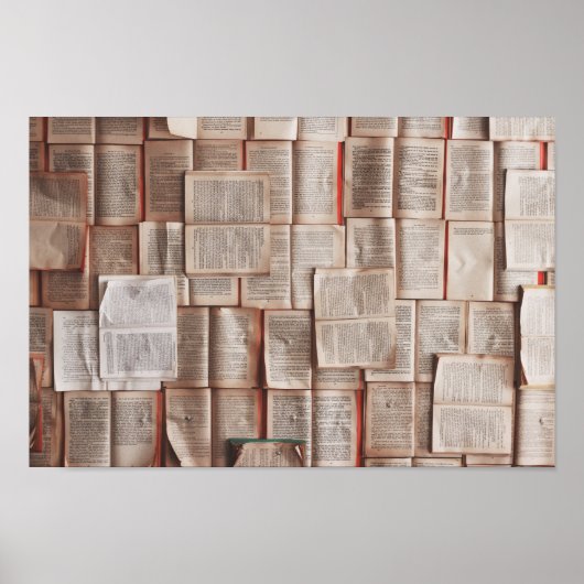 オープン・フェイス・ブックスの文学 ポスター (正面)