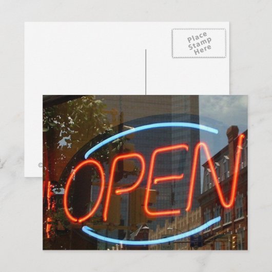 オープン ポストカード (正面/裏面)