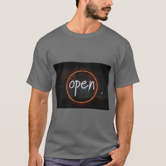 オープン・マインド・オープン・ハート Tシャツ (正面)