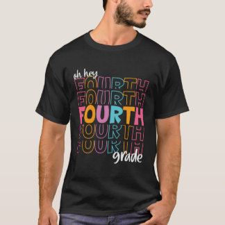 オーヘイ4年生4年生新学期先生St Tシャツ