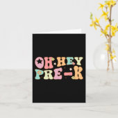 オーヘイPre K Groovy新学期ハッピーファースト カード (黄色い花)