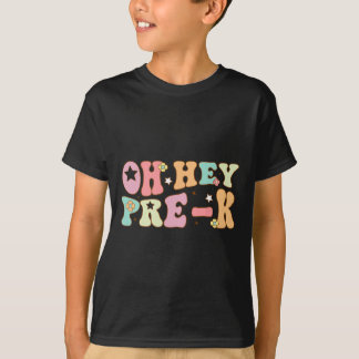 オーヘイPre K Groovy新学期ハッピーファースト Tシャツ