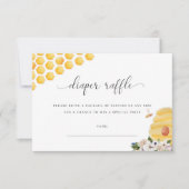 オーベイエロービーフローラおむつラッフルカード サンキューカード (正面)