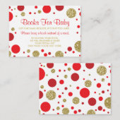 オーベイビーガール 本を持って来てカード 擬似グリッター エンクロージャーカード (正面/裏面)