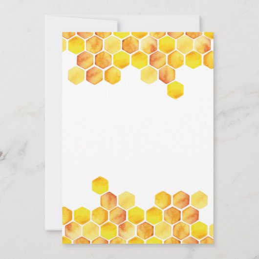 オーベイビーベイビーシャワー招待状 招待状 (裏面)