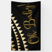 オーベイビー ベイビーシャワー 横断幕 (縦)