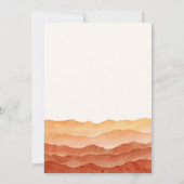 オーベイビー ボーホー ベイビーシャワー 招待状 (裏面)