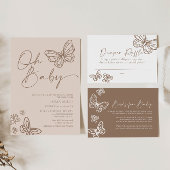 オーベイビー ボーホー ベイビー シャワーの招待状 招待状