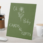 オーベイビー ミニマリスト ワイルドフラワー カード＆ギフト 台座サイン (インサイチュ)