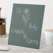 オーベイビー ミニマリスト ワイルドフラワー カード＆ギフト 台座サイン (インサイチュ)