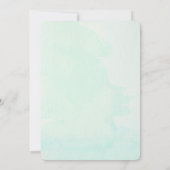 オーベイビー ラッキークローバー ベビーシャワー 招待状 (裏面)