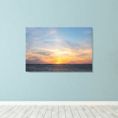 オーベテッロラグーンイタリアンに夕日の景色を キャンバスプリント (インサイチュ (ウッドフロア))