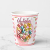 オーベパティシフランスのリー赤ちゃんシャワー 紙コップ (正面)