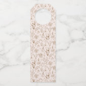 オーベビーガールボトルハンガーラベル ボトルネックタグ (裏面)