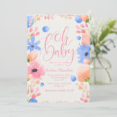 オーベビーガール招待状 招待状 (スタンド正面)