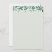 オーベビーシャワーオーストラリアの動物ワイルドワン 招待状 (裏面)