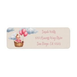 オーベビーシャワーピンク ラベル