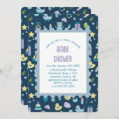 オーベビーシャワー招待状 招待状 (正面/裏面)