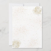 オーベビーブルーフローラベイビーシャワー 招待状 (裏面)