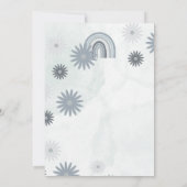 オーベビーブルーボホフローラベビーシャワー 招待状