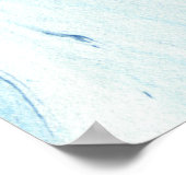 オーベビーブルーマーブルウェルカムサインフォームコアボード ポスター (角)