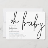 オーベビー招待状 招待状 (正面)