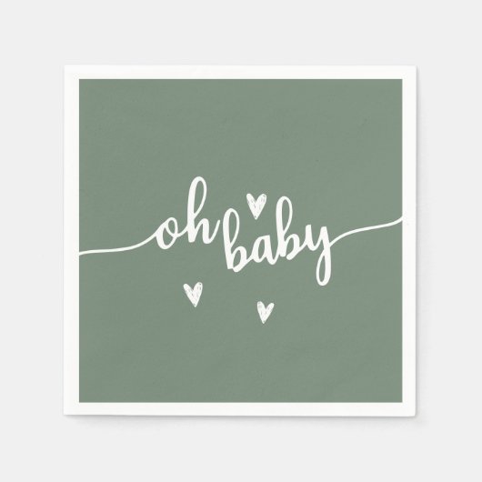 オーベビー スタンダードカクテルナプキン (正面)