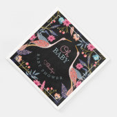 オーベビー | ChicフローラBotanical Storkベビーシャワー (コーナー)