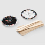 オーベビー | ChicフローラBotanical Storkベビーシャワー ハンドファン (組立なし)