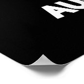 オーベルジおもしろいーンズ茄子プンダークBG ポスター (角)