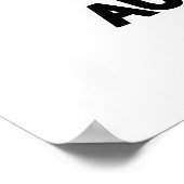 オーベルジーンズおもしろいベギー茄子プリン ポスター (角)