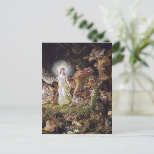 オーベロンとティターニアのけんか ポストカード (スタンド正面)