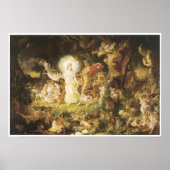 オーベロンとティターニアのけんか, 1849 ポスター (正面)