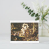 オーベロンとティターニアの和解， 1847 ポストカード (スタンド正面)