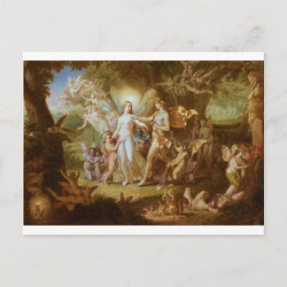 オーベロン及びチタニア ポストカード