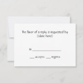 オーベールの教会 ヴィンセント・ヴァン・ゴッホ 結婚式 出欠カード (裏面)