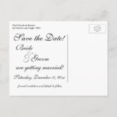 オーベールの教会 ヴィンセント・ヴァン・ゴッホ 結婚式 案内ポストカード (裏面)