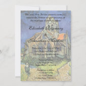 オーベールの教会 ヴィンセント・ヴァン・ゴッホ 結婚 招待状 (裏面)