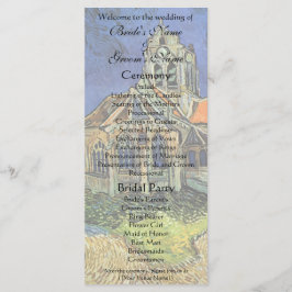 オーベールの教会（Vincent van Goghの結婚式） プログラム
