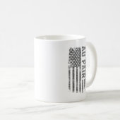 オーペア アメリカ国旗 ダストレス デザイン コーヒーマグカップ (正面右)