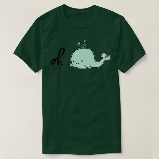 オーホエールミント Tシャツ (デザイン正面)