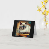 オーホス・アズールキャット カード (黄色い花)