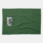 オーホーリーナイトアフリカンアメリカ出生クリスマス キッチンタオル (横)