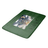 オーホーリーナイトアフリカンアメリカ出生クリスマス バスマット (アングル)