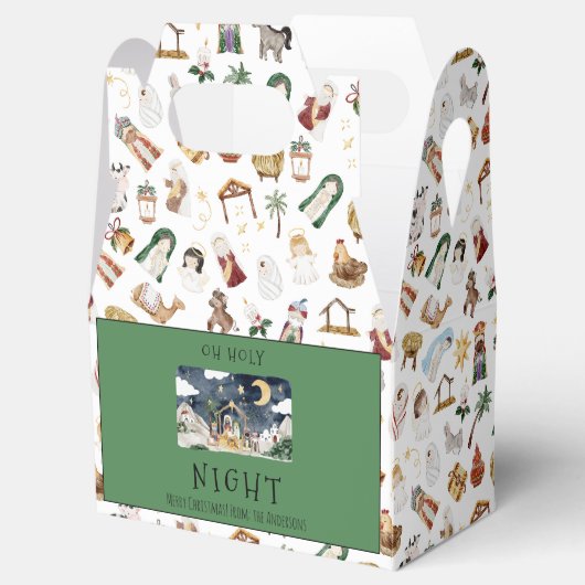 オーホーリーナイトアフリカンアメリカ出生クリスマス フェイバーボックス (オープン)